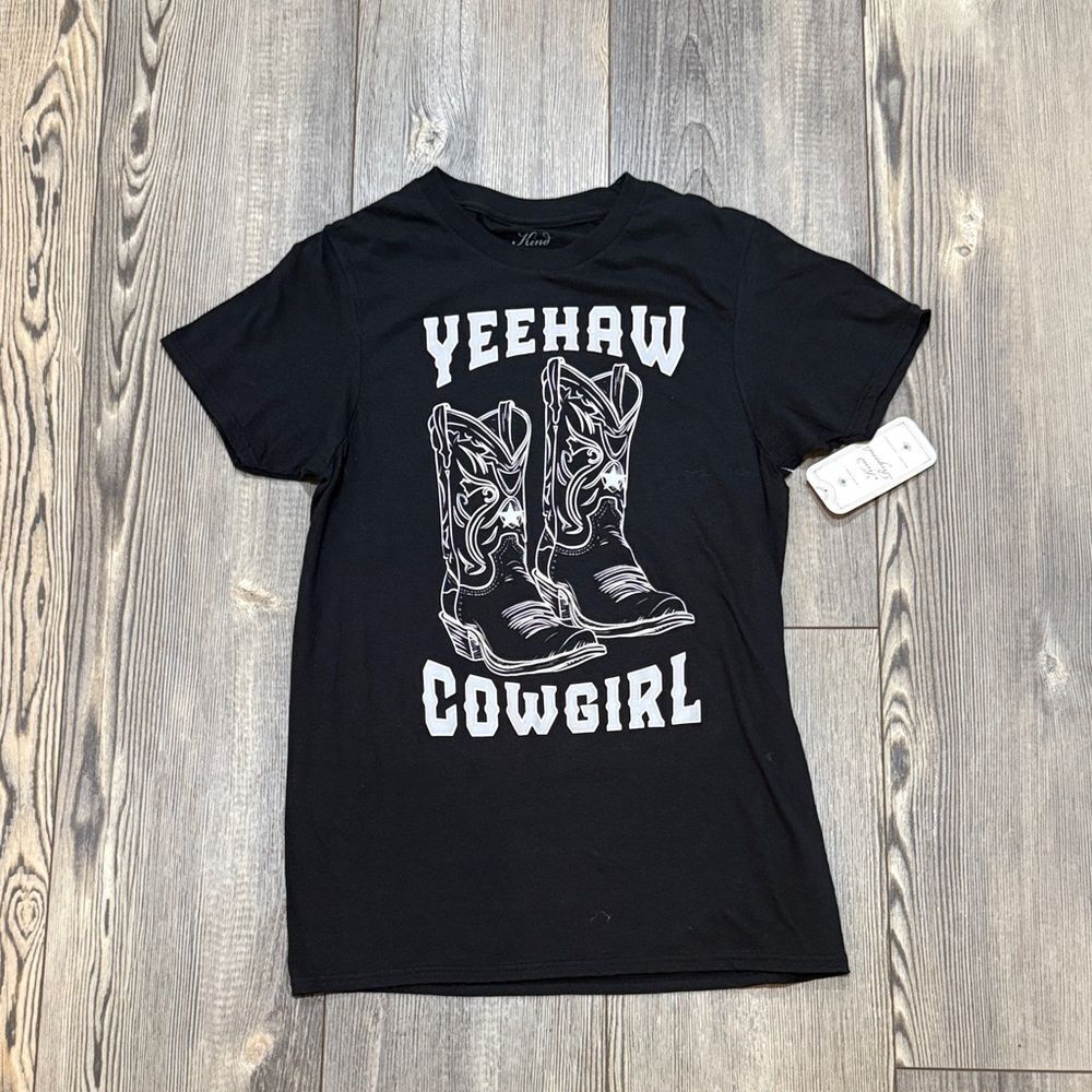 Kind Regards Tee with Yeehaw Cowgirl